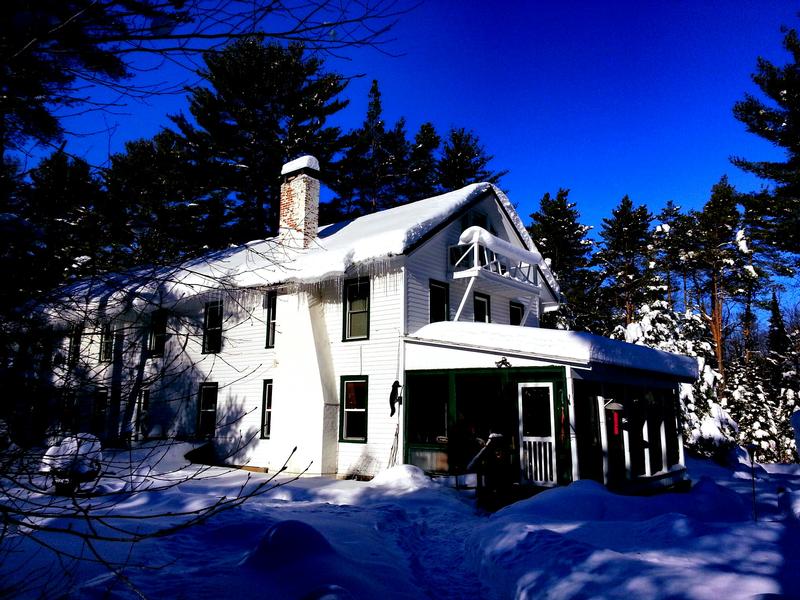 back porch winter